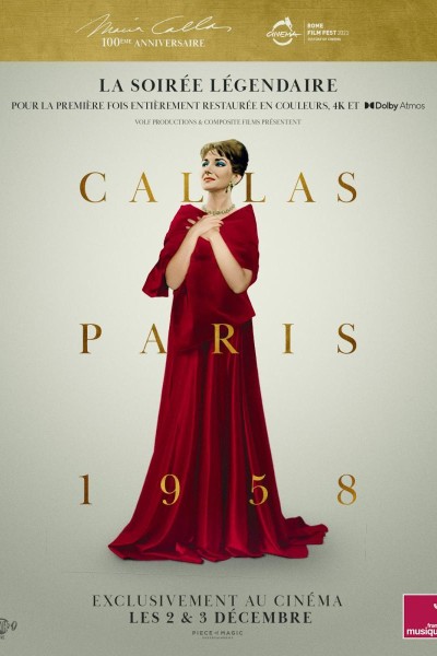 Caratula, cartel, poster o portada de Callas - París, 1958