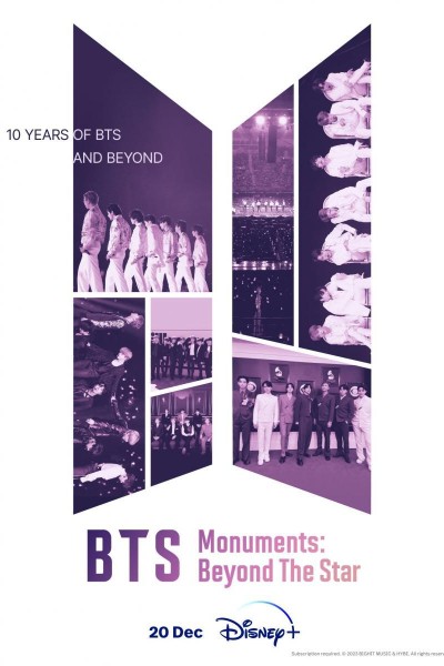 Caratula, cartel, poster o portada de BTS Monuments: Beyond the Star