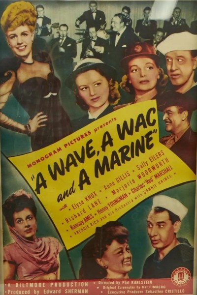 Caratula, cartel, poster o portada de A Wave, a WAC and a Marine