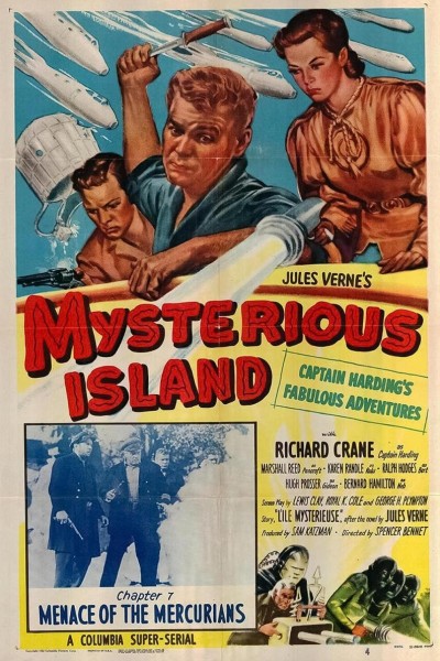 Caratula, cartel, poster o portada de La isla misteriosa