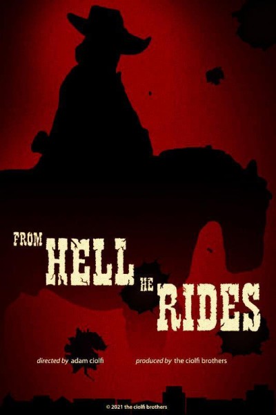 Cubierta de From Hell He Rides
