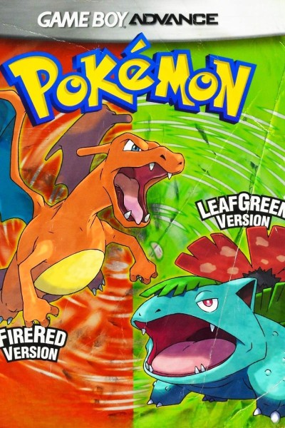 Cubierta de Pokémon Rojo Fuego y Verde Hoja