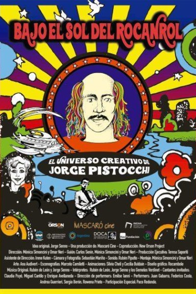 Cubierta de Bajo el sol del rocanrol – El universo creativo de Jorge Pistocchi