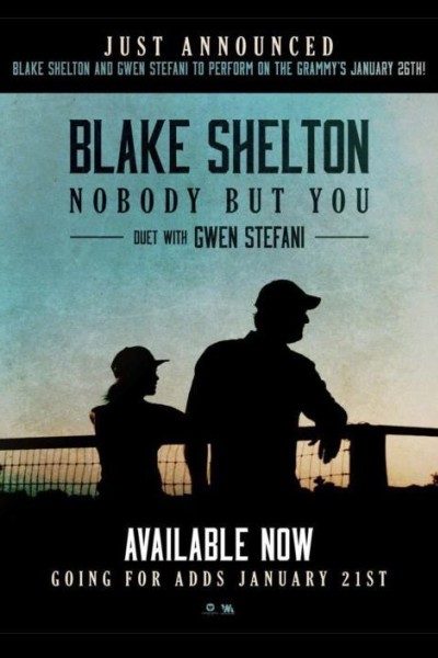 Cubierta de Blake Shelton feat. Gwen Stefani: Nobody But You (Vídeo musical)