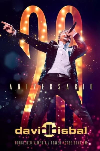 Caratula, cartel, poster o portada de David Bisbal en concierto. 20 aniversario