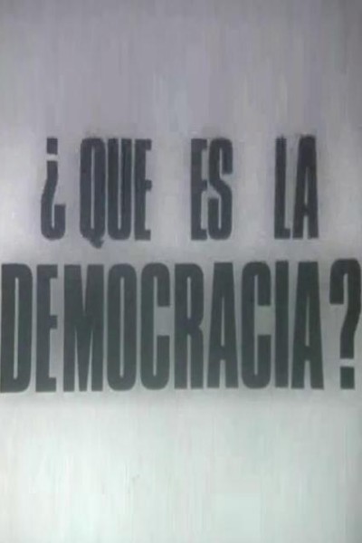 Cubierta de ¿Qué es la democracia?