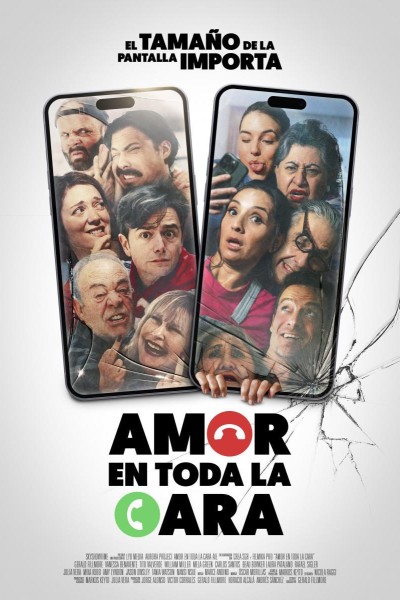 Caratula, cartel, poster o portada de Amor en toda la cara