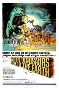 Caratula, cartel, poster o portada de Cuando los dinosaurios dominaban la tierra