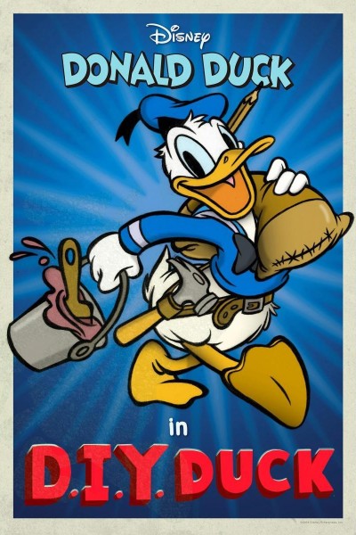 Caratula, cartel, poster o portada de Pato Donald en D.I.Y. Duck