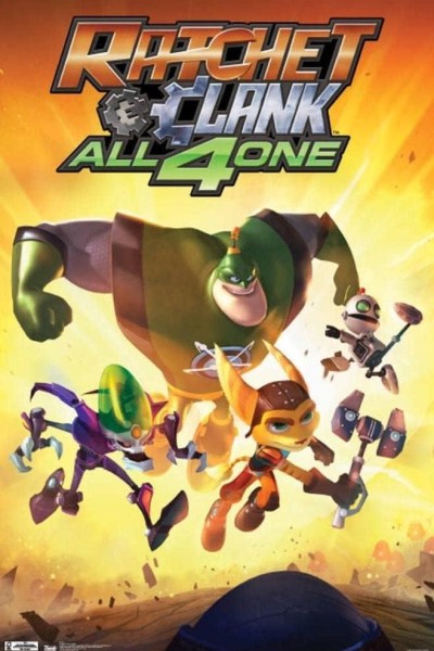 Cubierta de Ratchet & Clank: All 4 One