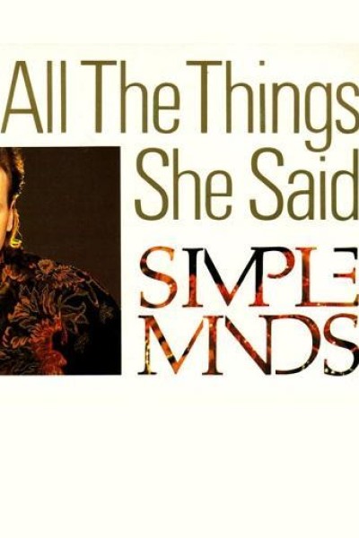 Cubierta de Simple Minds: All the Things She Said