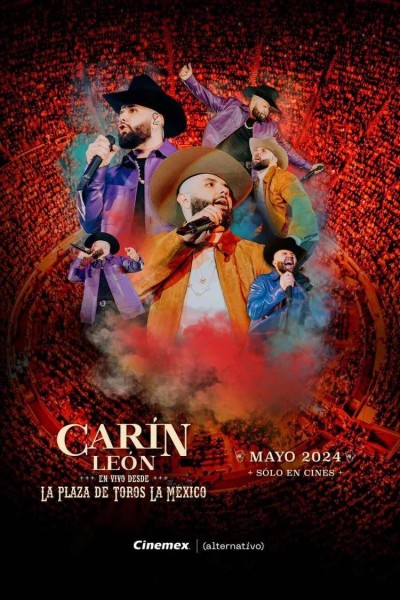 Cubierta de Carin León en vivo desde la Plaza de Toros México