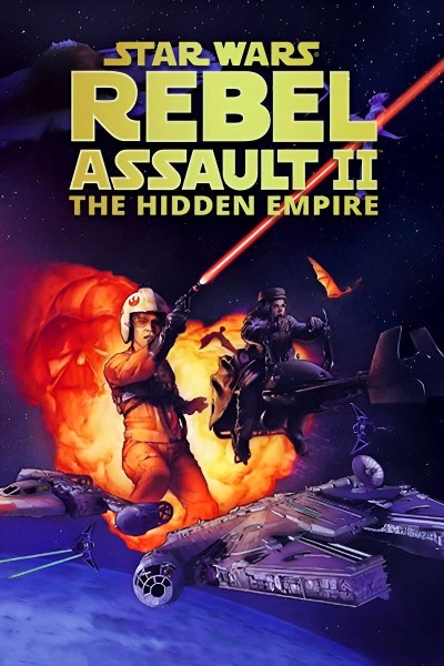 Cubierta de Star Wars: Rebel Assault II - the Hidden Empire