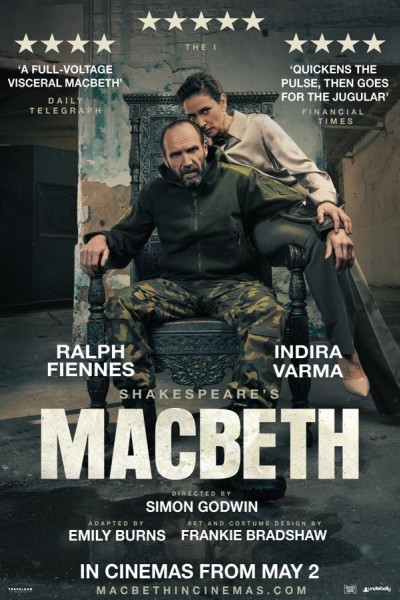 Cubierta de Macbeth: Ralph Fiennes & Indira Varma