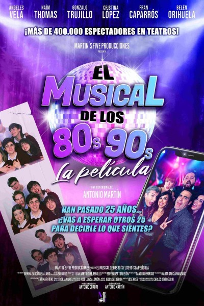 Cubierta de El musical de los 80s y 90s. La película