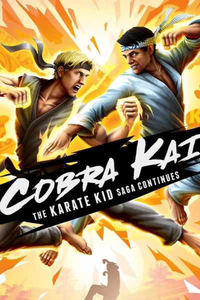 Cubierta de Cobra Kai: The Karate Kid Saga Continues