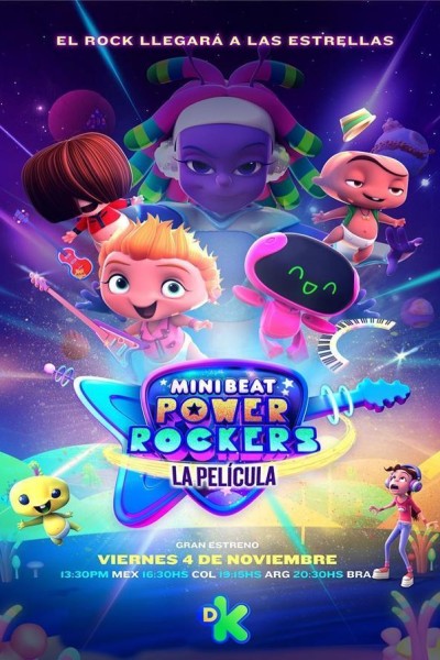 Caratula, cartel, poster o portada de Mini Beat Power Rockers: La Película