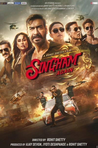 Caratula, cartel, poster o portada de Singham Again