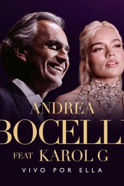 Cubierta de Andrea Bocelli & Karol G: Vivo por ella