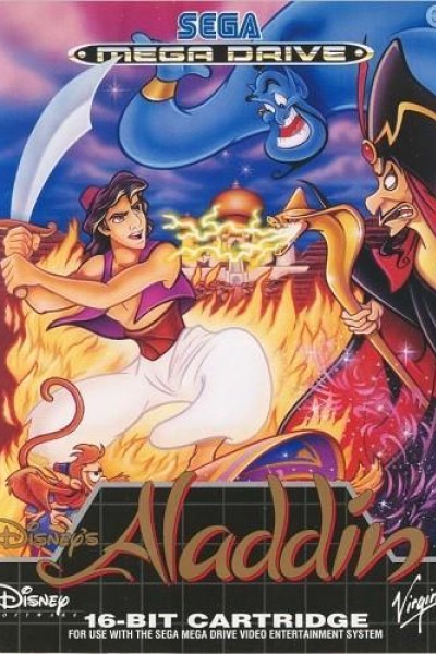 Cubierta de Disney\'s Aladdin (Megadrive)