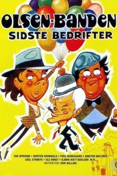 Caratula, cartel, poster o portada de Olsen-bandens sidste bedrifter (The Last Exploits of the Olsen Gang)