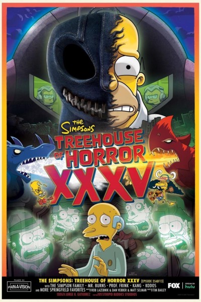 Cubierta de The Simpsons: Treehouse of Horror XXXV