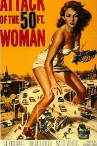 Caratula, cartel, poster o portada de El ataque de la mujer de 50 pies