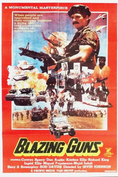 Cubierta de Blazing Guns