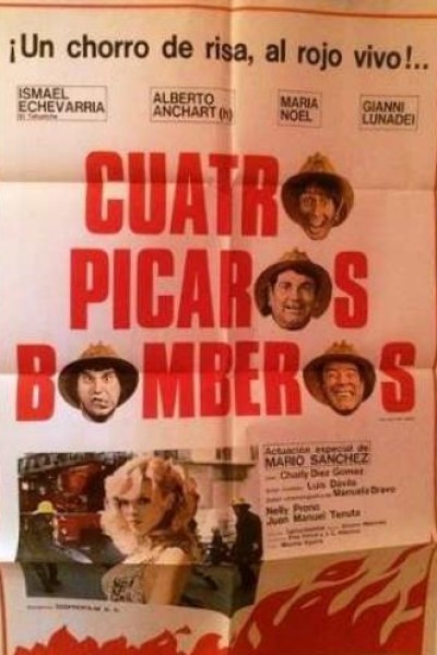 Cubierta de Cuatro pícaros bomberos