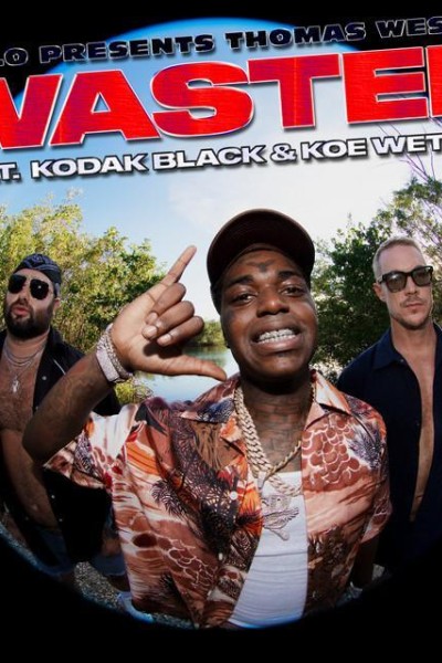 Cubierta de Diplo feat. Kodak Black & Koe Wetzel: Wasted