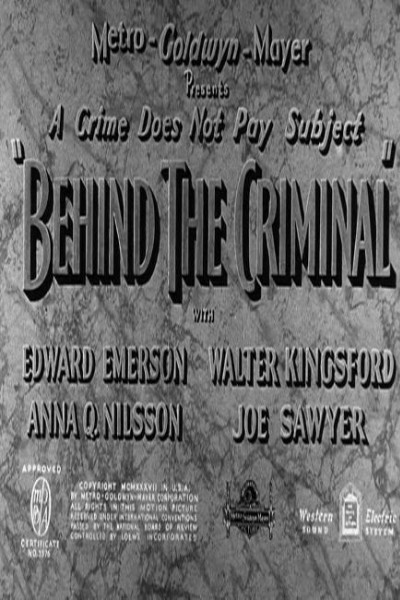 Cubierta de Behind the Criminal