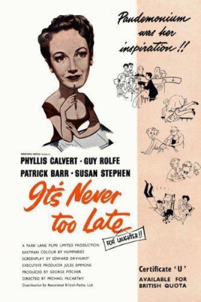 Caratula, cartel, poster o portada de It\'s Never Too Late