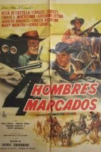 Cubierta de Cuatro hombres marcados