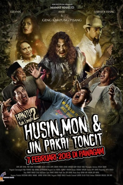 Caratula, cartel, poster o portada de Hantu Kak Limah 2: Husin, Mon, dan Jin Pakai Toncit