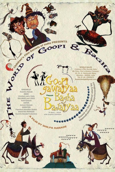 Cubierta de The World of Goopi and Bagha