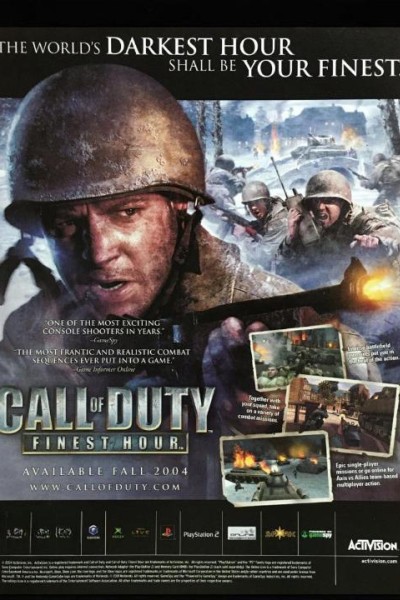 Cubierta de Call of Duty: Finest Hour