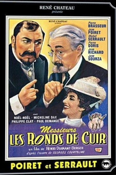 Caratula, cartel, poster o portada de Messieurs les ronds de cuir