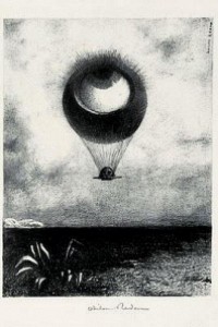 Cubierta de Odilon Redon or The Eye Like a Strange Balloon Mounts Toward Infinity