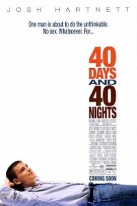 Caratula, cartel, poster o portada de 40 días y 40 noches