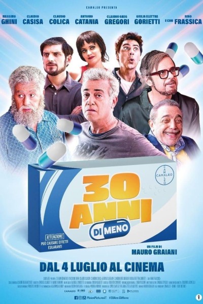 Caratula, cartel, poster o portada de 30 anni di meno