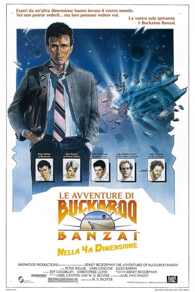 Caratula, cartel, poster o portada de Las aventuras de Buckaroo Banzai