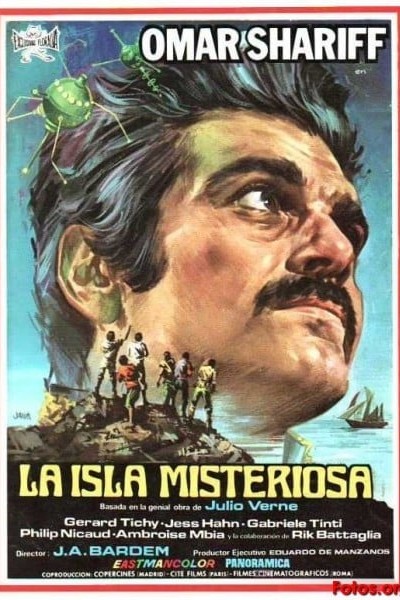 Caratula, cartel, poster o portada de La isla misteriosa y el Capitán Nemo