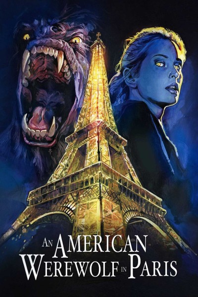 Caratula, cartel, poster o portada de Un hombre lobo americano en París