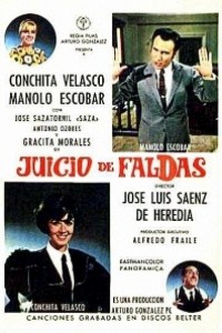 Caratula, cartel, poster o portada de Juicio de faldas