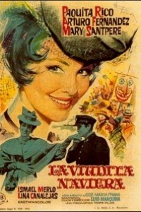 Caratula, cartel, poster o portada de La viudita naviera