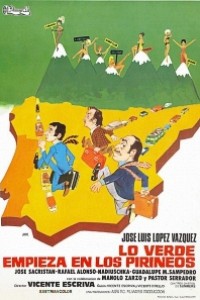 Caratula, cartel, poster o portada de Lo verde empieza en los Pirineos