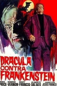 Caratula, cartel, poster o portada de Drácula contra Frankenstein