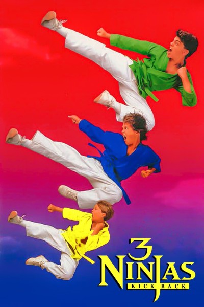 Caratula, cartel, poster o portada de 3 ninjas contraatacan (Tres pequeños ninjas 2)