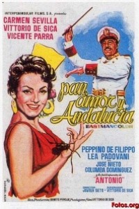 Caratula, cartel, poster o portada de Pan, amor y Andalucía