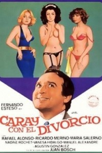 Caratula, cartel, poster o portada de Caray con el divorcio